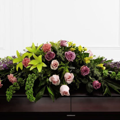 Forever Beloved Casket Spray – CARLOS BLOOMS & EVENTS, Garnerville NY