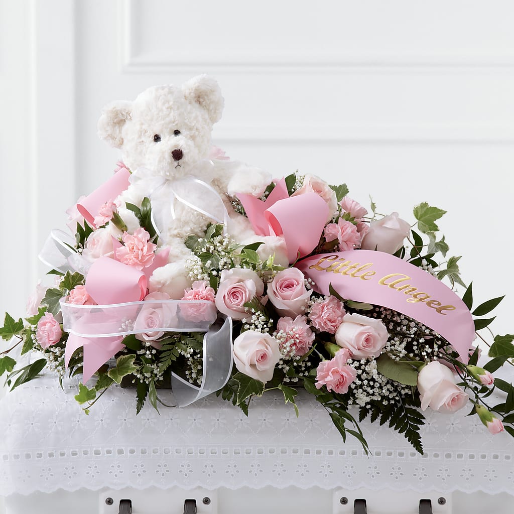 Touch of Sympathy Casket Spray – CARLOS BLOOMS & EVENTS, Garnerville NY