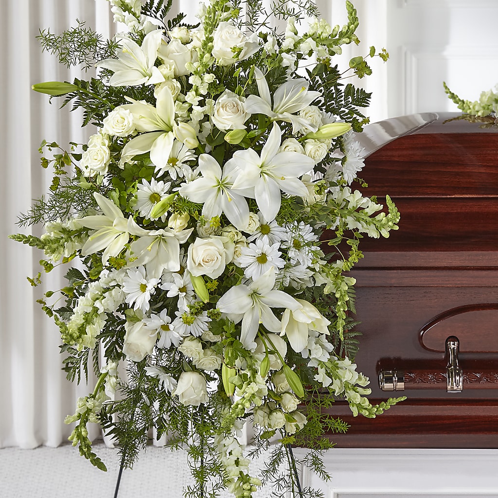 Loving Thoughts Standing Spray – CARLOS BLOOMS & EVENTS, Garnerville NY