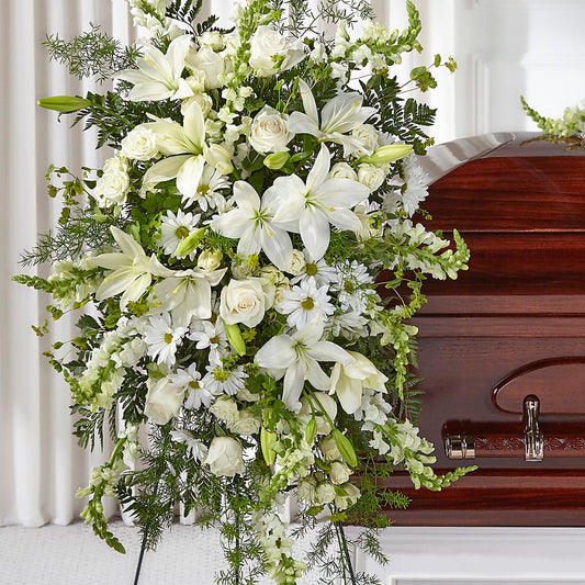 Loving Thoughts Standing Spray – CARLOS BLOOMS & EVENTS, Garnerville NY