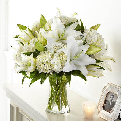 Compassionate Lily Bouquet – CARLOS BLOOMS & EVENTS, Garnerville NY