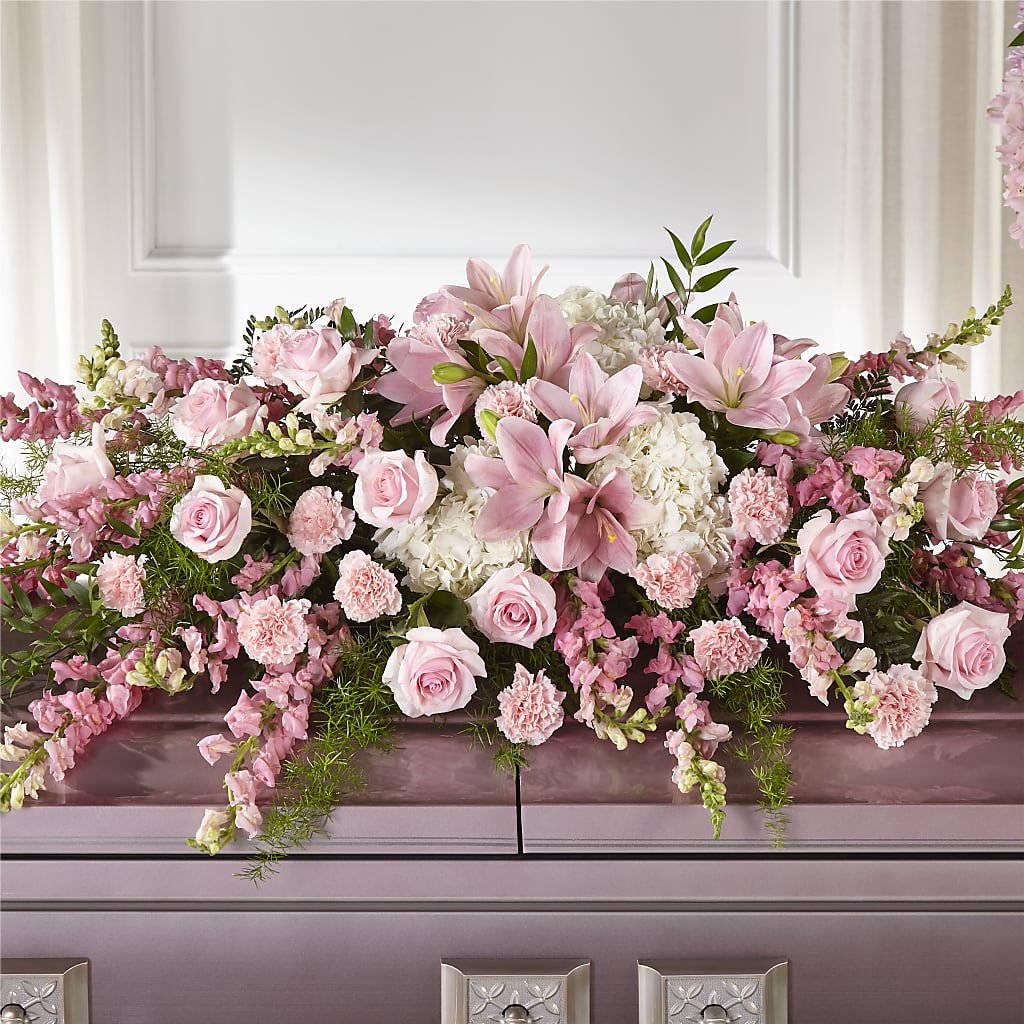 Life & Remembrance Casket Spray – CARLOS BLOOMS & EVENTS, Garnerville NY