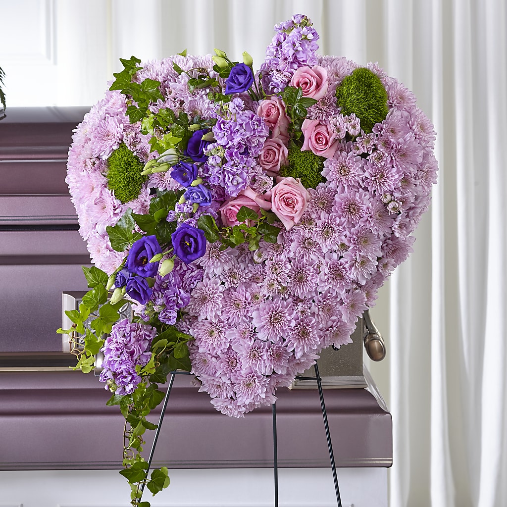 Treasured Love Standing Heart – CARLOS BLOOMS & EVENTS, Garnerville NY