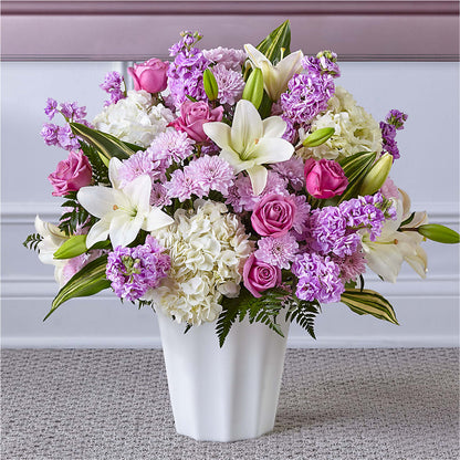 Heaven Sent Floor Basket – CARLOS BLOOMS & EVENTS, Garnerville NY