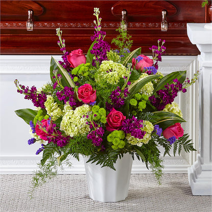 Beautiful Horizons Floor Basket – CARLOS BLOOMS & EVENTS, Garnerville NY