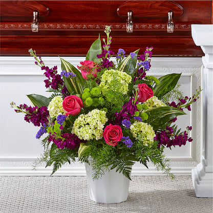 Beautiful Horizons Floor Basket – CARLOS BLOOMS & EVENTS, Garnerville NY