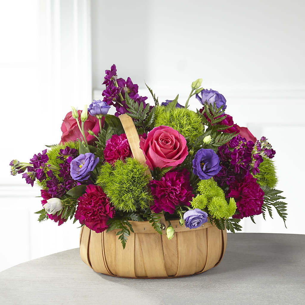 Serene Sanctuary Basket – CARLOS BLOOMS & EVENTS, Garnerville NY