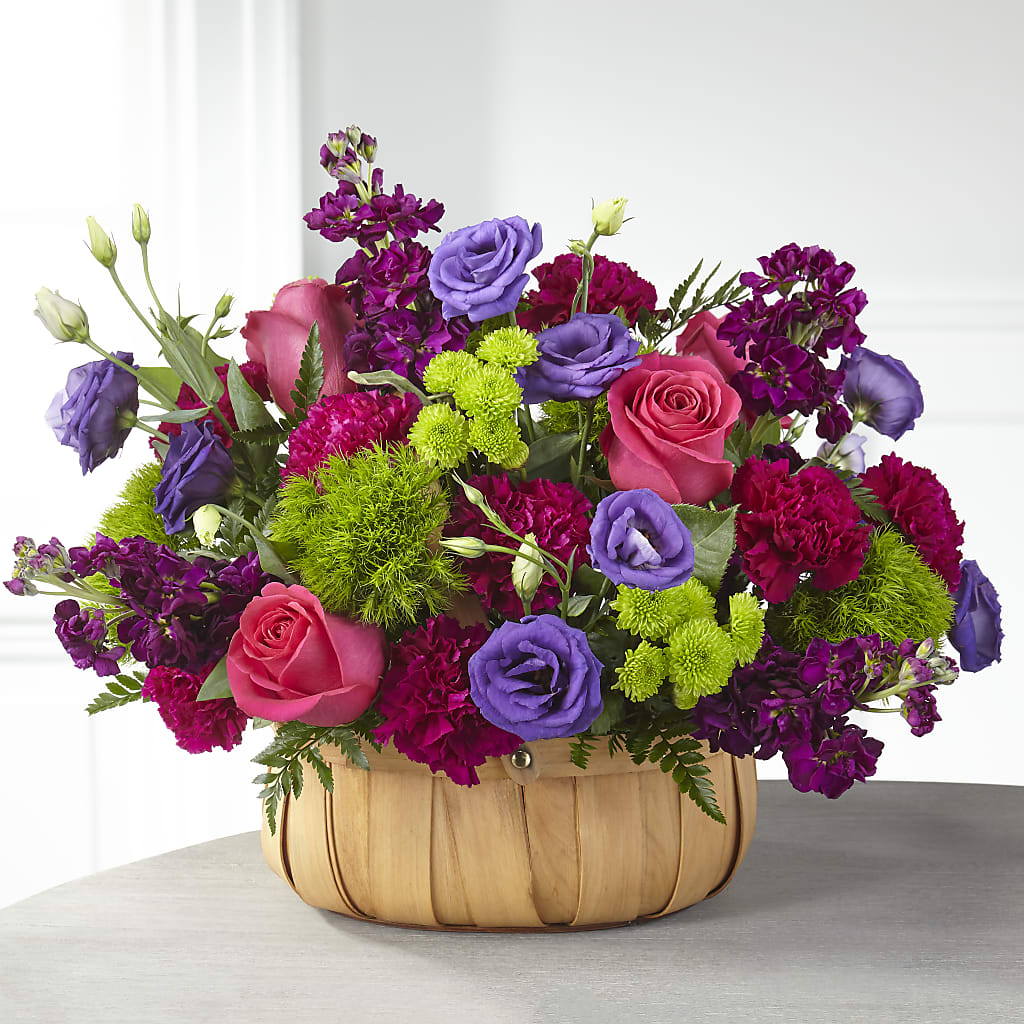 Serene Sanctuary Basket – CARLOS BLOOMS & EVENTS, Garnerville NY