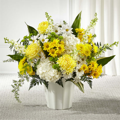 Unity & Grace Floor Basket – CARLOS BLOOMS & EVENTS, Garnerville NY