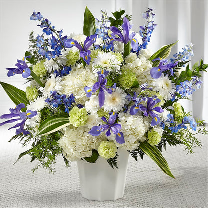 Soft Serenity Floor Basket – CARLOS BLOOMS & EVENTS, Garnerville NY