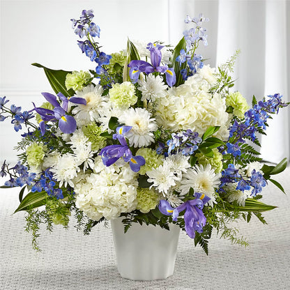 Soft Serenity Floor Basket – CARLOS BLOOMS & EVENTS, Garnerville NY