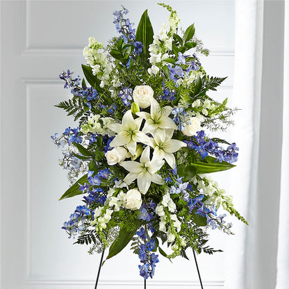 Faithful Friend Standing Spray – CARLOS BLOOMS & EVENTS, Garnerville NY