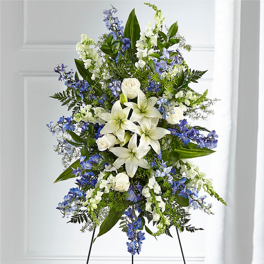 Faithful Friend Standing Spray – CARLOS BLOOMS & EVENTS, Garnerville NY