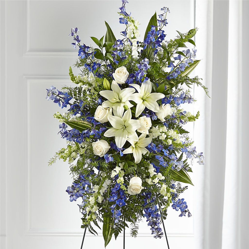 Faithful Friend Standing Spray – CARLOS BLOOMS & EVENTS, Garnerville NY