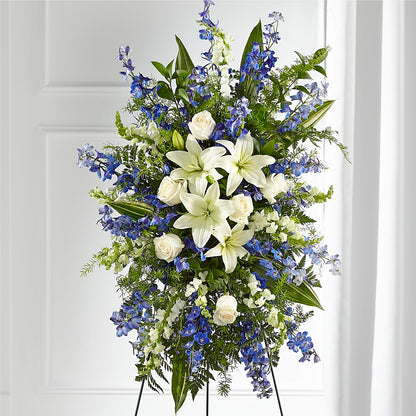 Faithful Friend Standing Spray – CARLOS BLOOMS & EVENTS, Garnerville NY