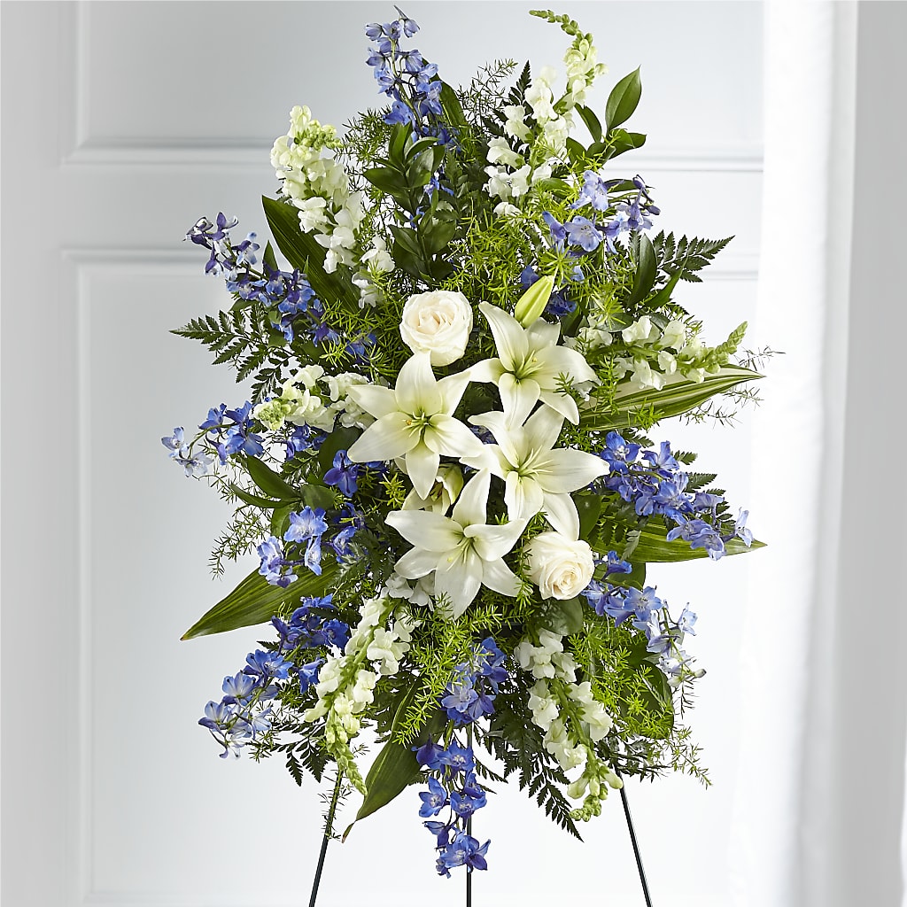 Faithful Friend Standing Spray – CARLOS BLOOMS & EVENTS, Garnerville NY