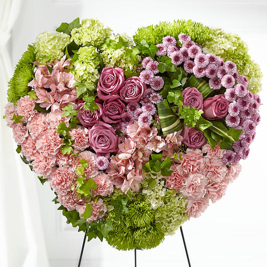 Heartwarming Standing Heart – CARLOS BLOOMS & EVENTS, Garnerville NY