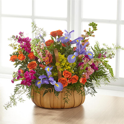 Garden of Life Basket – CARLOS BLOOMS & EVENTS, Garnerville NY