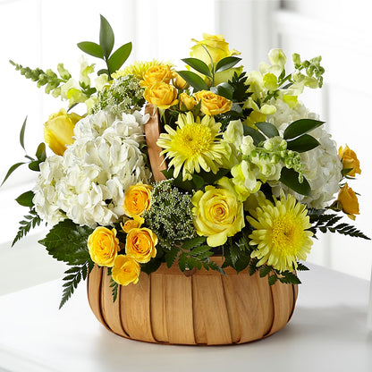 Rustic Remembrance Basket – CARLOS BLOOMS & EVENTS, Garnerville NY