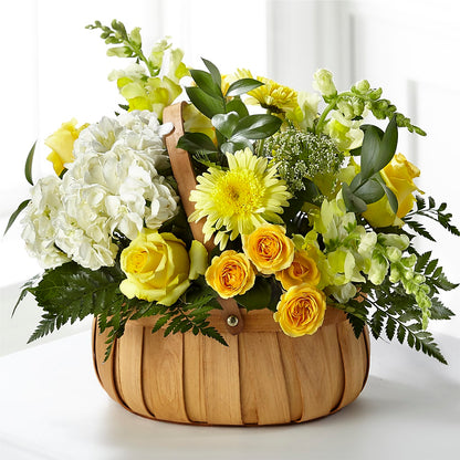Rustic Remembrance Basket – CARLOS BLOOMS & EVENTS, Garnerville NY