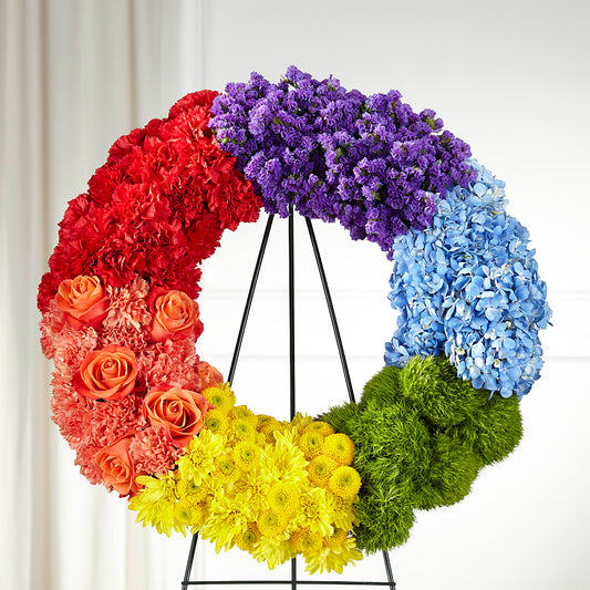 Circle of Love Wreath – CARLOS BLOOMS & EVENTS, Garnerville NY