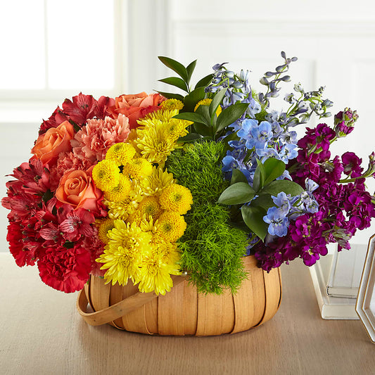 Prideful Basket – CARLOS BLOOMS & EVENTS, Garnerville NY