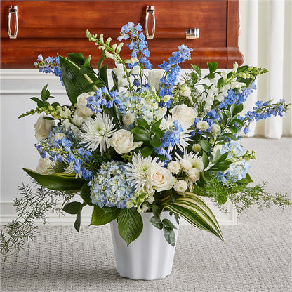 Everlasting Memories Floor Basket – CARLOS BLOOMS & EVENTS, Garnerville NY