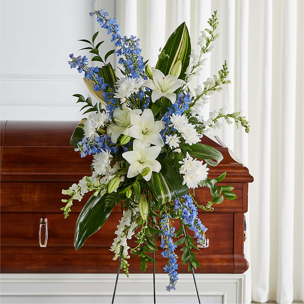 Eternal Impressions Standing Spray – CARLOS BLOOMS & EVENTS, Garnerville NY