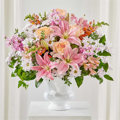Heartfelt Gesture Urn Arrangement – CARLOS BLOOMS & EVENTS, Garnerville NY