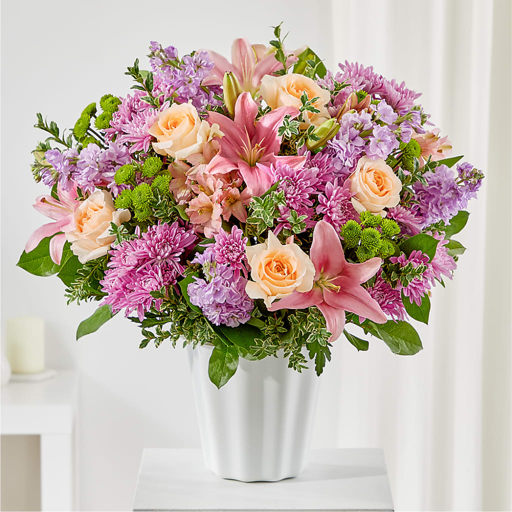 Supportive Embrace Tabletop Basket – CARLOS BLOOMS & EVENTS, Garnerville NY