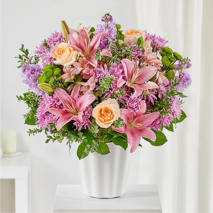 Supportive Embrace Tabletop Basket – CARLOS BLOOMS & EVENTS, Garnerville NY