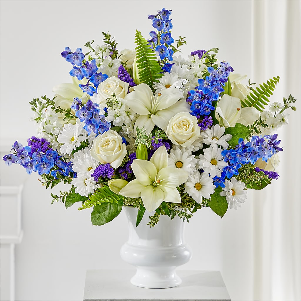Expressions of Hope Urn Arrangement – CARLOS BLOOMS & EVENTS, Garnerville NY