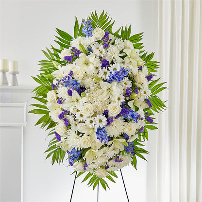 At Rest Standing Spray – CARLOS BLOOMS & EVENTS, Garnerville NY
