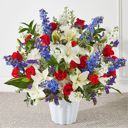 Consoled Floor Basket – CARLOS BLOOMS & EVENTS, Garnerville NY