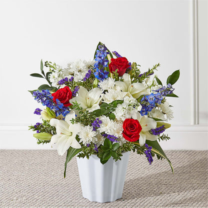 Consoled Floor Basket – CARLOS BLOOMS & EVENTS, Garnerville NY
