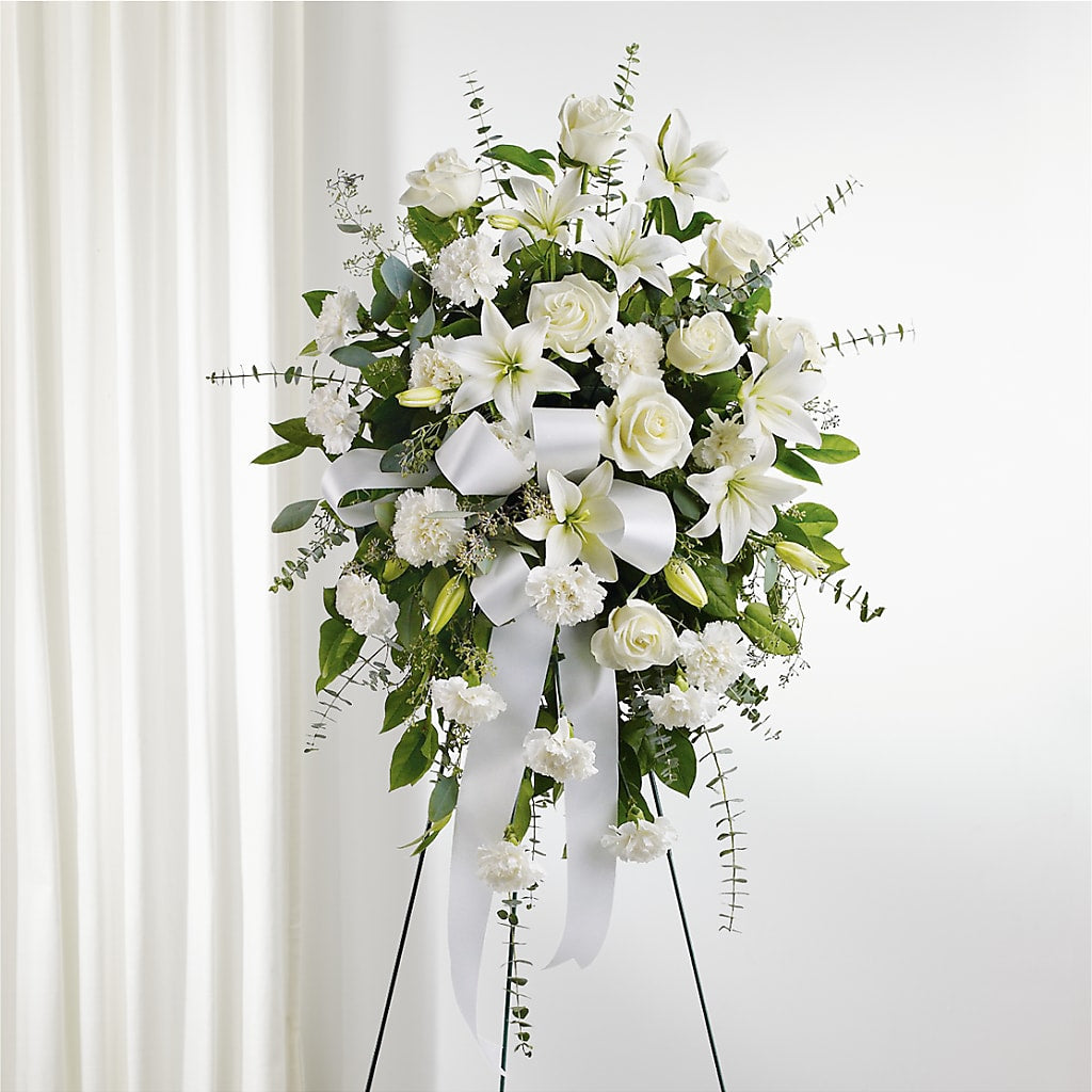 With Care Standing Spray – CARLOS BLOOMS & EVENTS, Garnerville NY