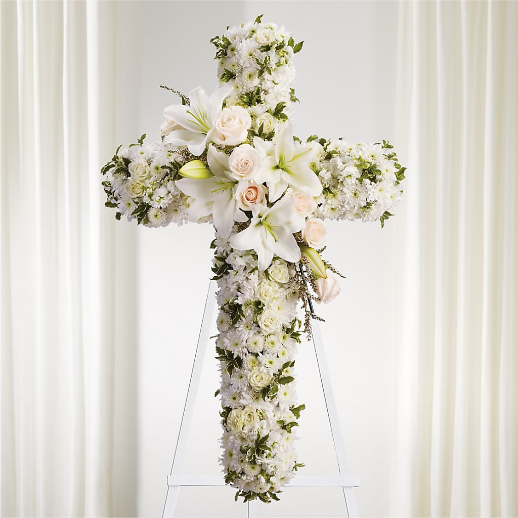 Spiritual Guidance Standing Spray – CARLOS BLOOMS & EVENTS, Garnerville NY