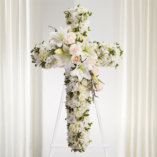 Spiritual Guidance Standing Spray – CARLOS BLOOMS & EVENTS, Garnerville NY