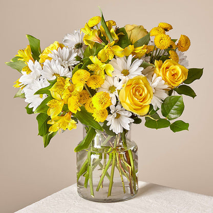 Sunny Sentiments Bouquet – CARLOS BLOOMS & EVENTS, Garnerville NY