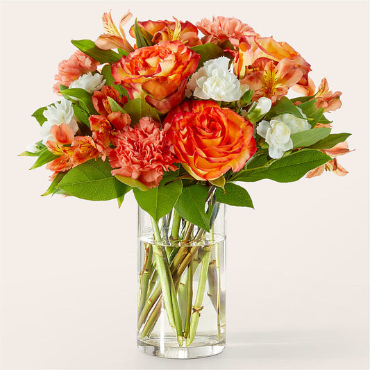 Apricot Glow Bouquet – CARLOS BLOOMS & EVENTS, Garnerville NY