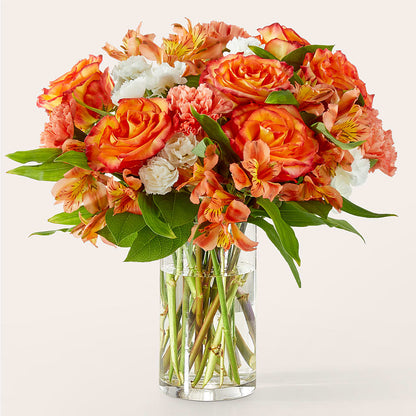 Apricot Glow Bouquet – CARLOS BLOOMS & EVENTS, Garnerville NY
