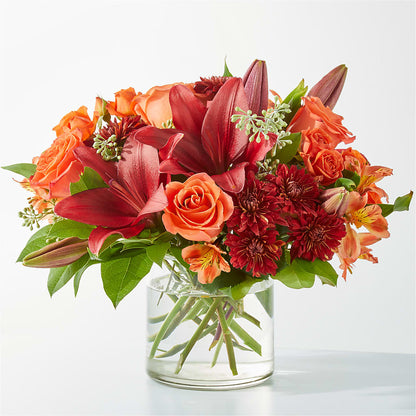 Crimson Leaves Bouquet – CARLOS BLOOMS & EVENTS, Garnerville NY