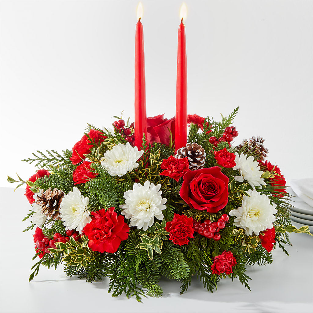 Holiday Soiree Centerpiece – CARLOS BLOOMS & EVENTS, Garnerville NY