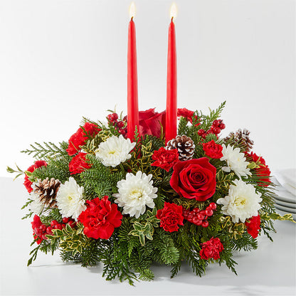 Holiday Soiree Centerpiece – CARLOS BLOOMS & EVENTS, Garnerville NY