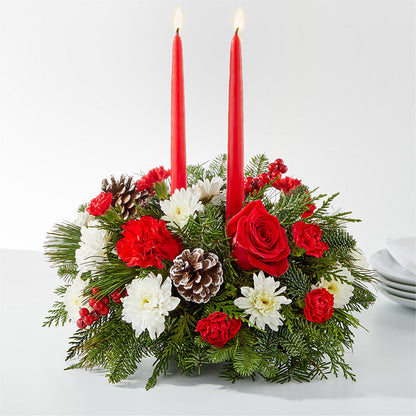 Holiday Soiree Centerpiece – CARLOS BLOOMS & EVENTS, Garnerville NY