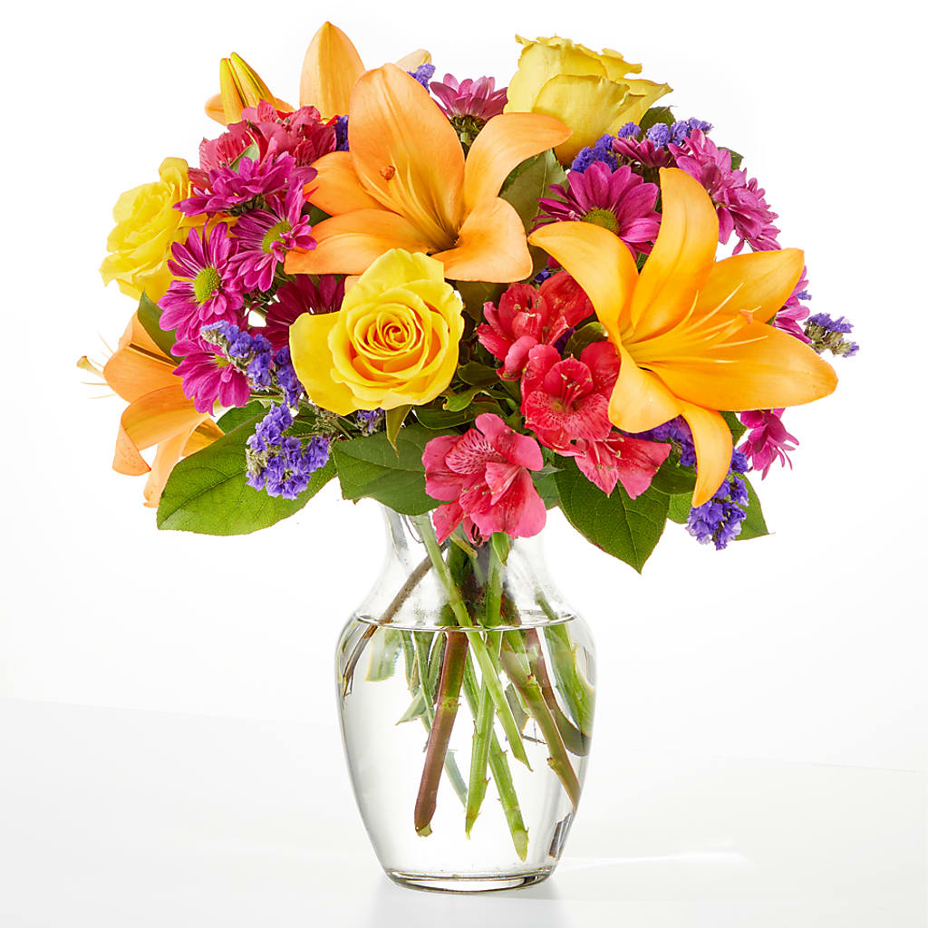 Colorful Visions Bouquet – CARLOS BLOOMS & EVENTS, Garnerville NY
