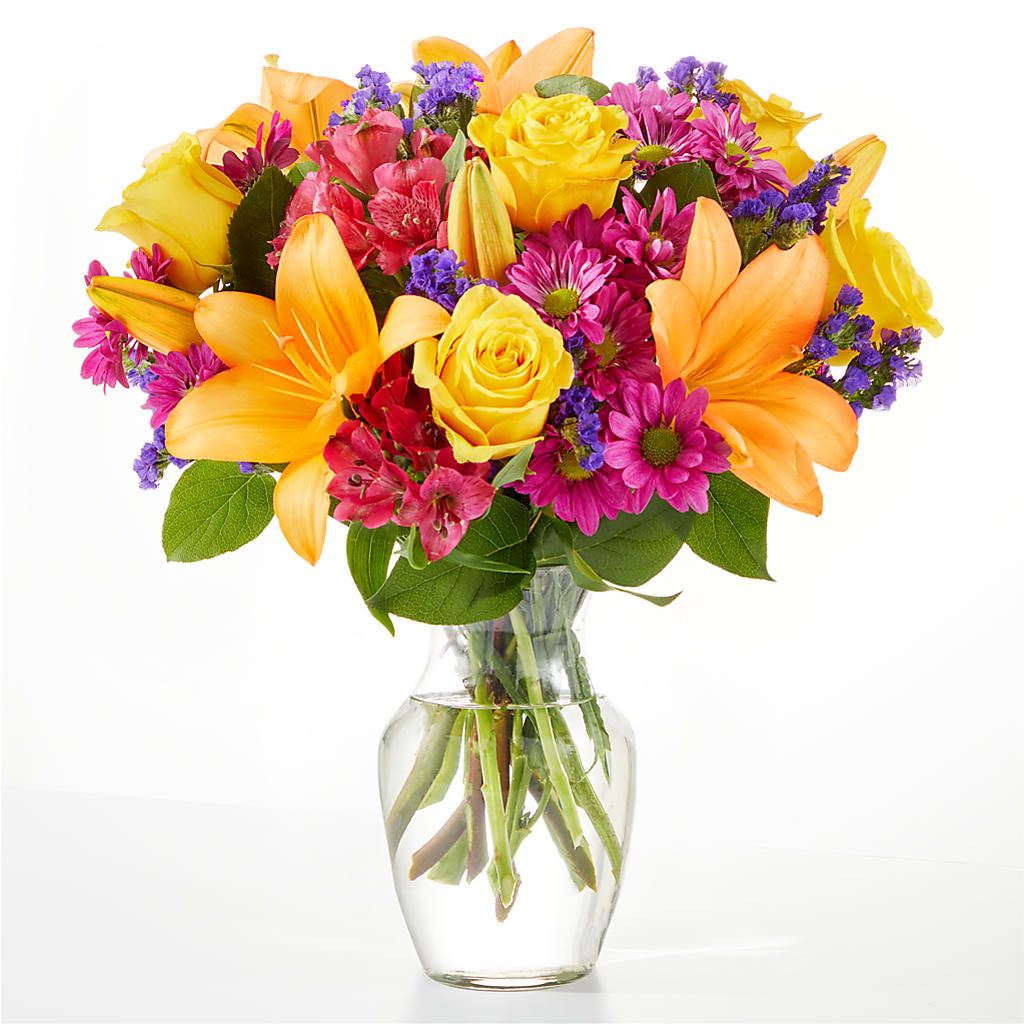 Colorful Visions Bouquet – CARLOS BLOOMS & EVENTS, Garnerville NY