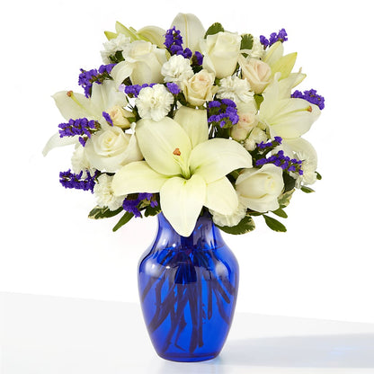 Sapphire Rush Bouquet – CARLOS BLOOMS & EVENTS, Garnerville NY
