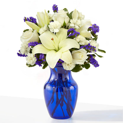 Sapphire Rush Bouquet – CARLOS BLOOMS & EVENTS, Garnerville NY