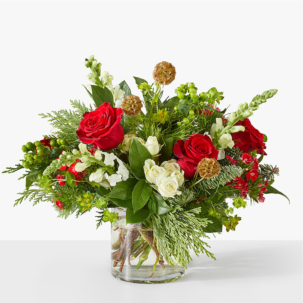 Deck the Halls Bouquet – CARLOS BLOOMS & EVENTS, Garnerville NY